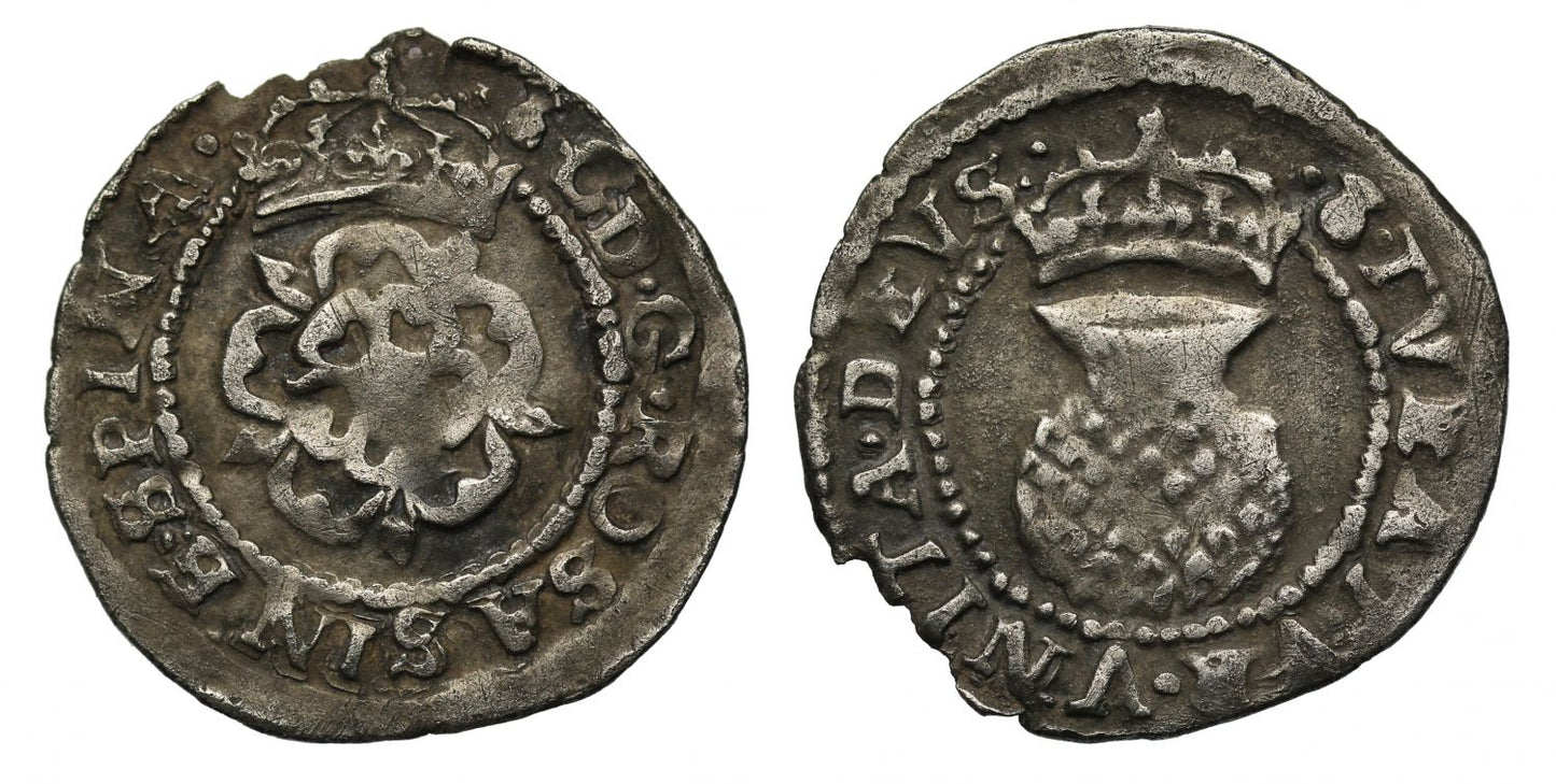 Scotland, Charles I Two Shillings, first coinage