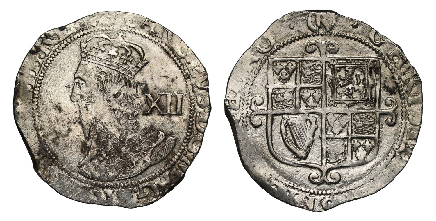 Charles I 1644-45 Shilling Tower mint under Parliament