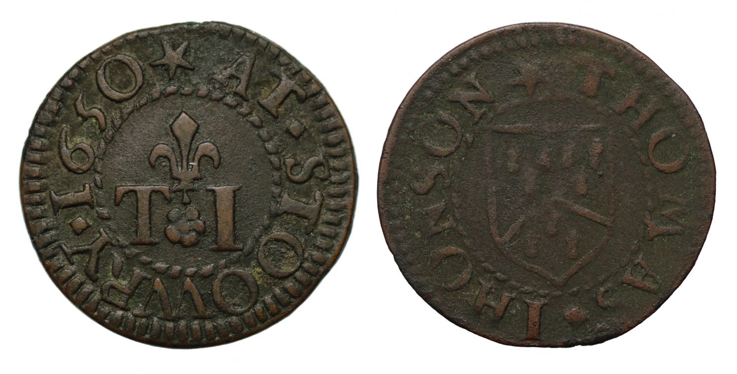 Thomas Johnson, Sturry, Kent, 1650 Token