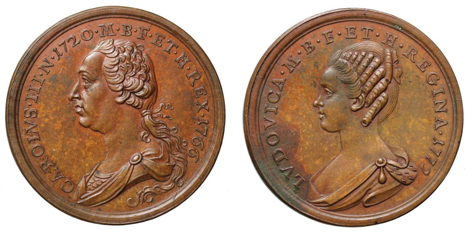 Marriage of Charles III and Princess Louise, 1772.