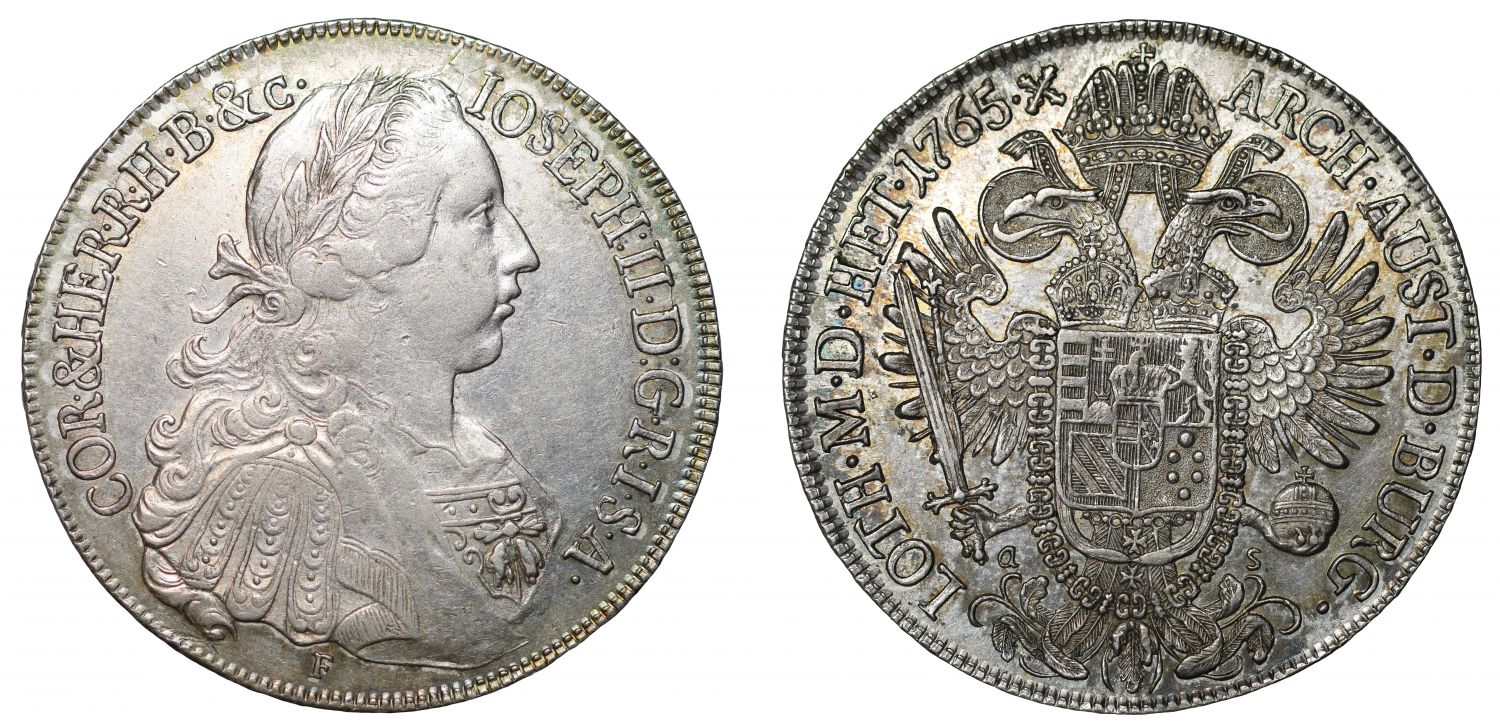 Austria, Joseph II, Silver Thaler, 1765.