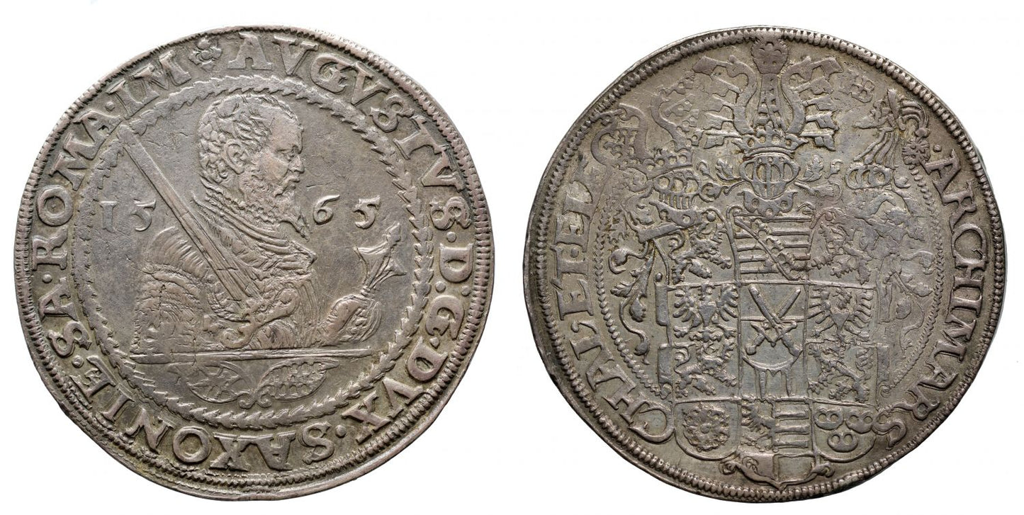 Germany, Saxony Thaler 1565