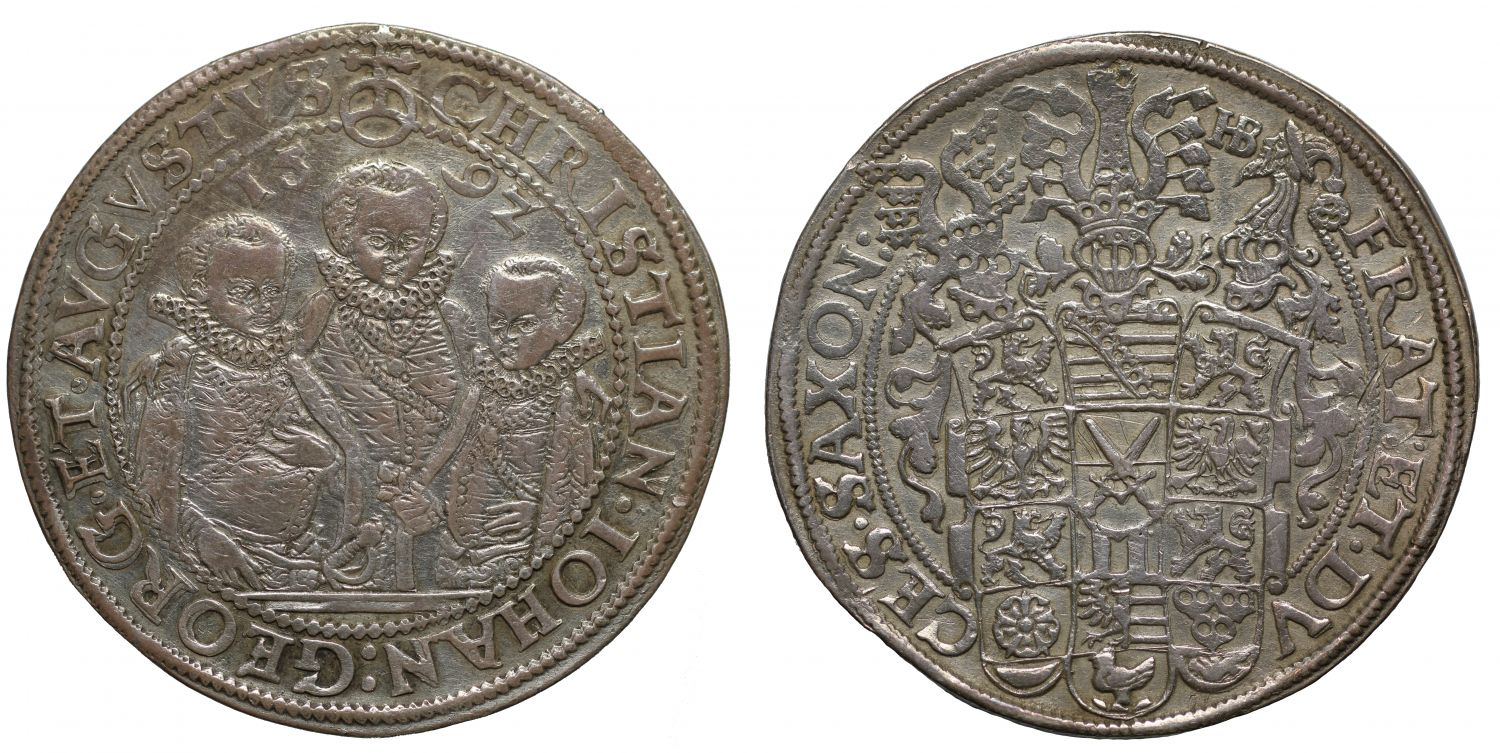 Germany, Saxony Thaler 1592