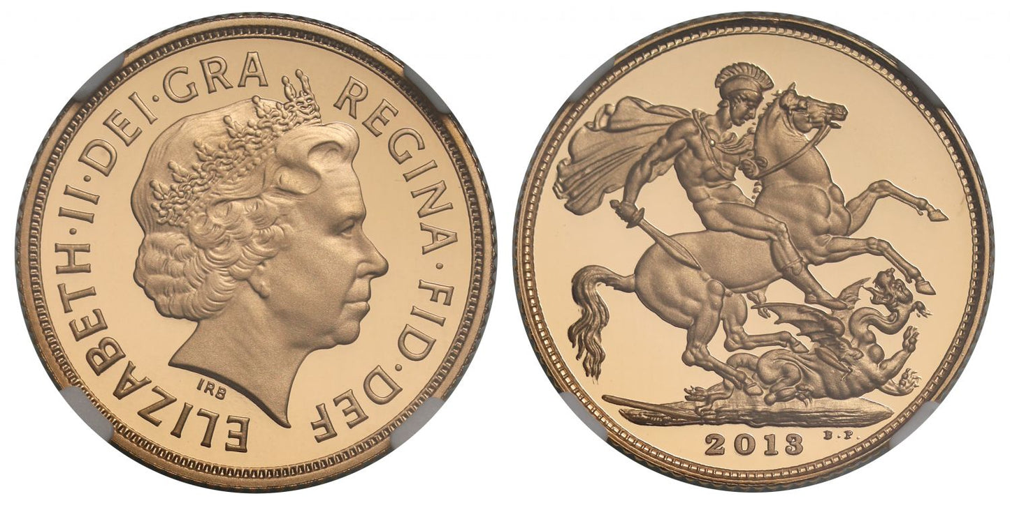 Elizabeth II 2013 proof Sovereign PF70 ULTRA CAMEO