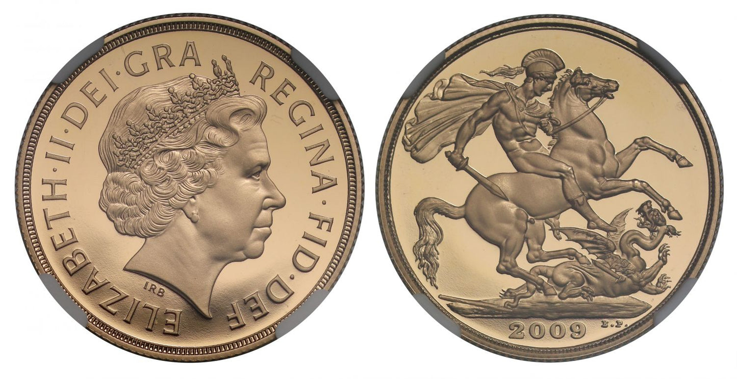 Elizabeth II 2009 proof Two-Pounds PF70 ULTRA CAMEO