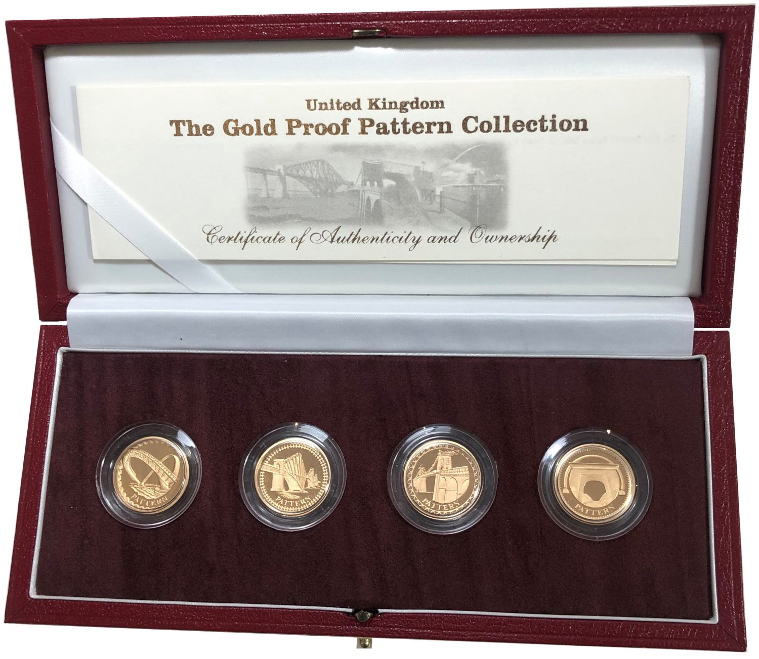 Elizabeth II 2003 4-coin gold £1 Pattern Collection - Bridges