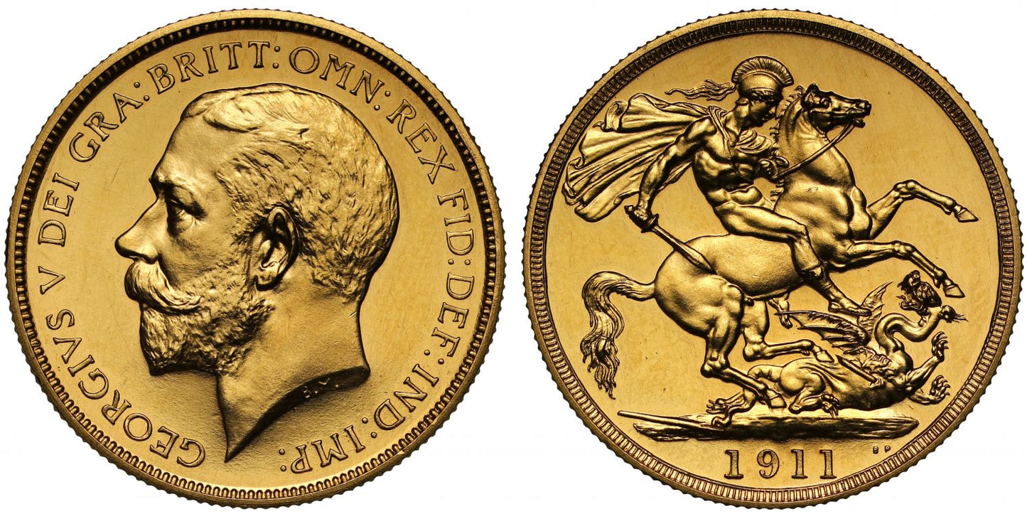 George V 1911 proof Two-Pounds