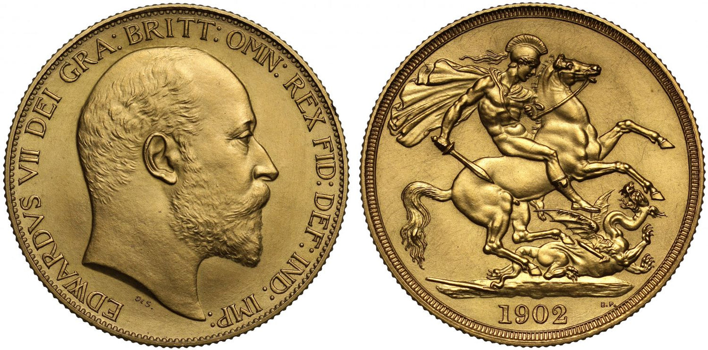 Edward VII 1902 Matt proof Two-Pounds