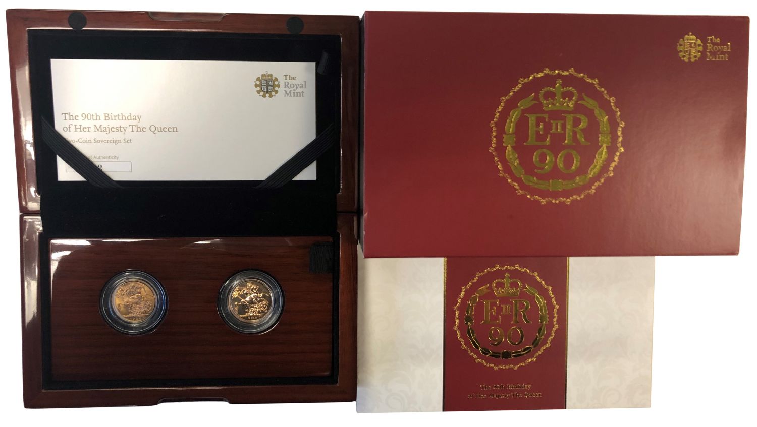 Elizabeth II 2016 2-coin Set - Queen's 90th Birthday
