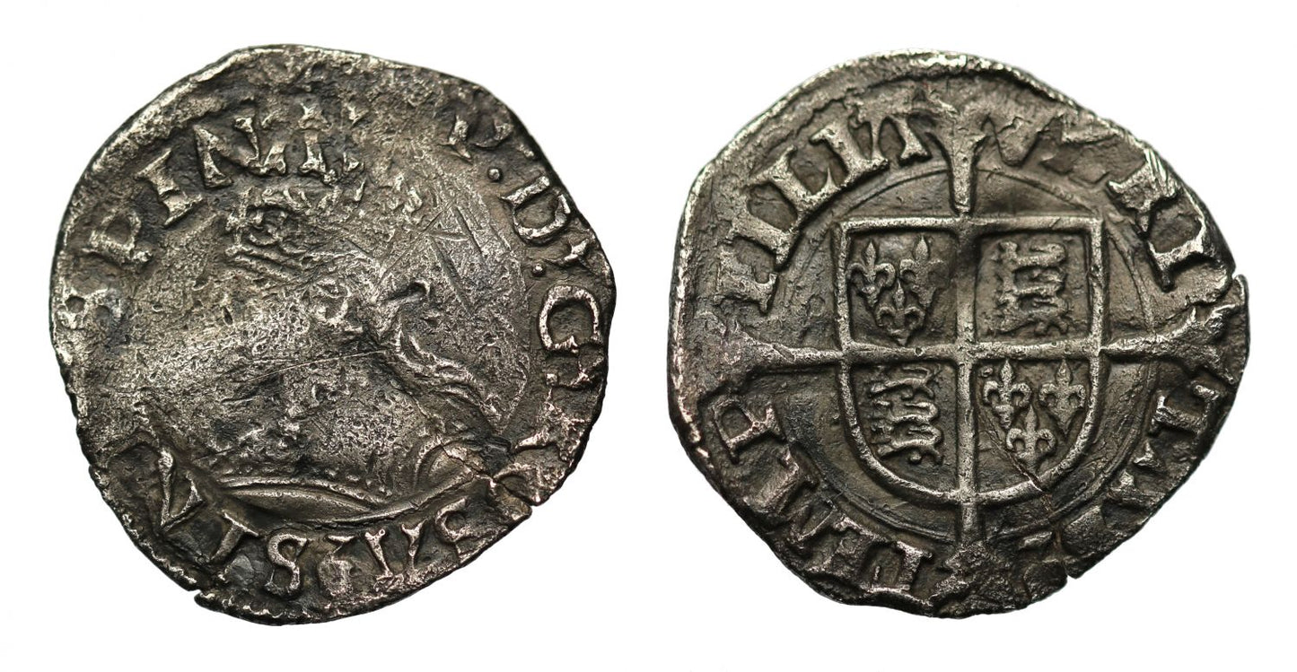 Mary Tudor silver Penny, first type, plate coin in Spink Catalogue