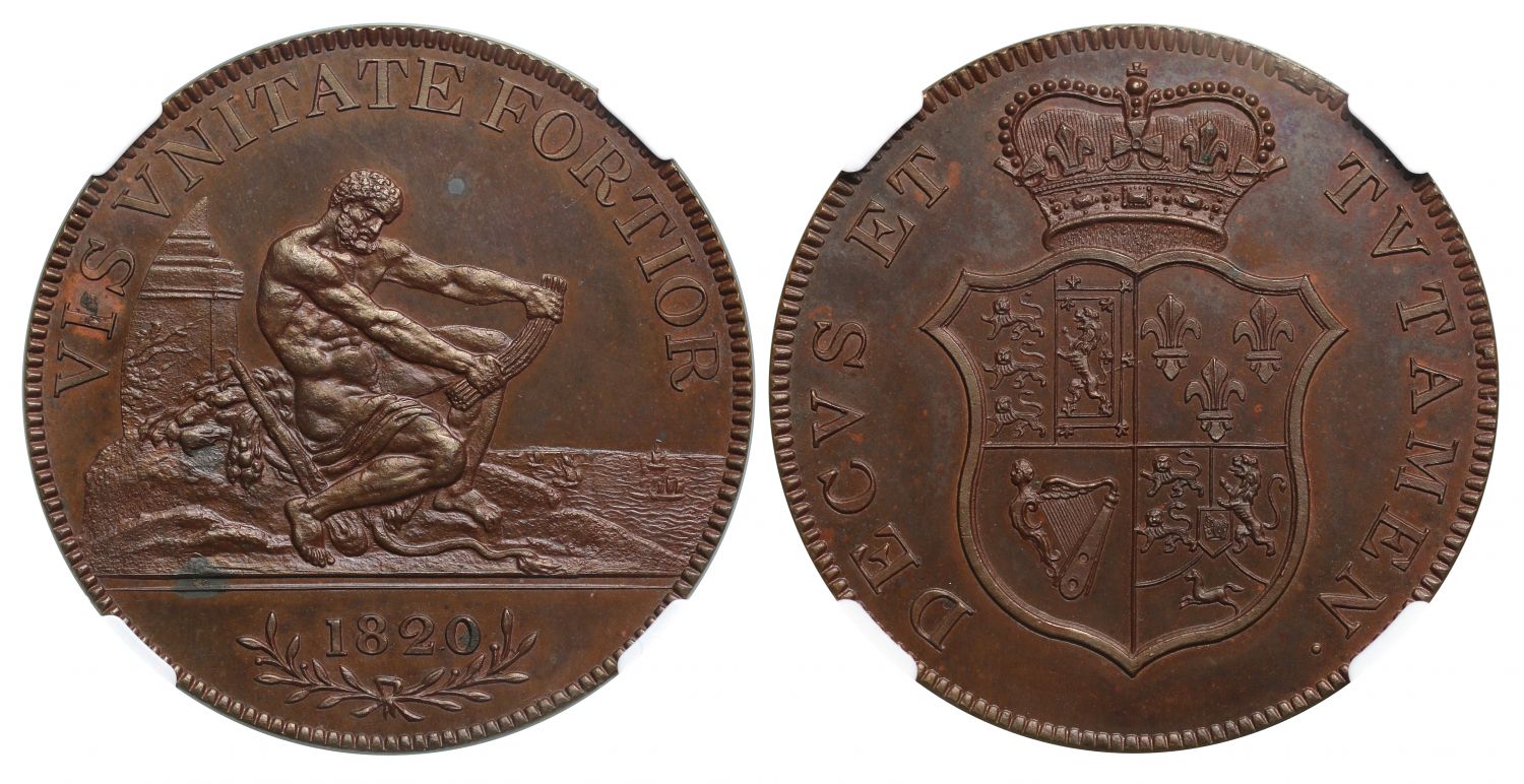 George III 1820 Pattern copper 