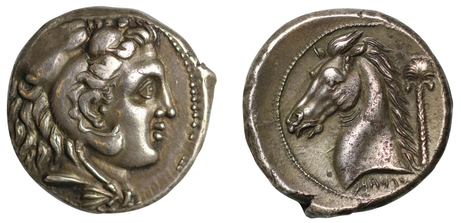 Siculo-Punic (c.300 BC), Silver Tetradrachm
