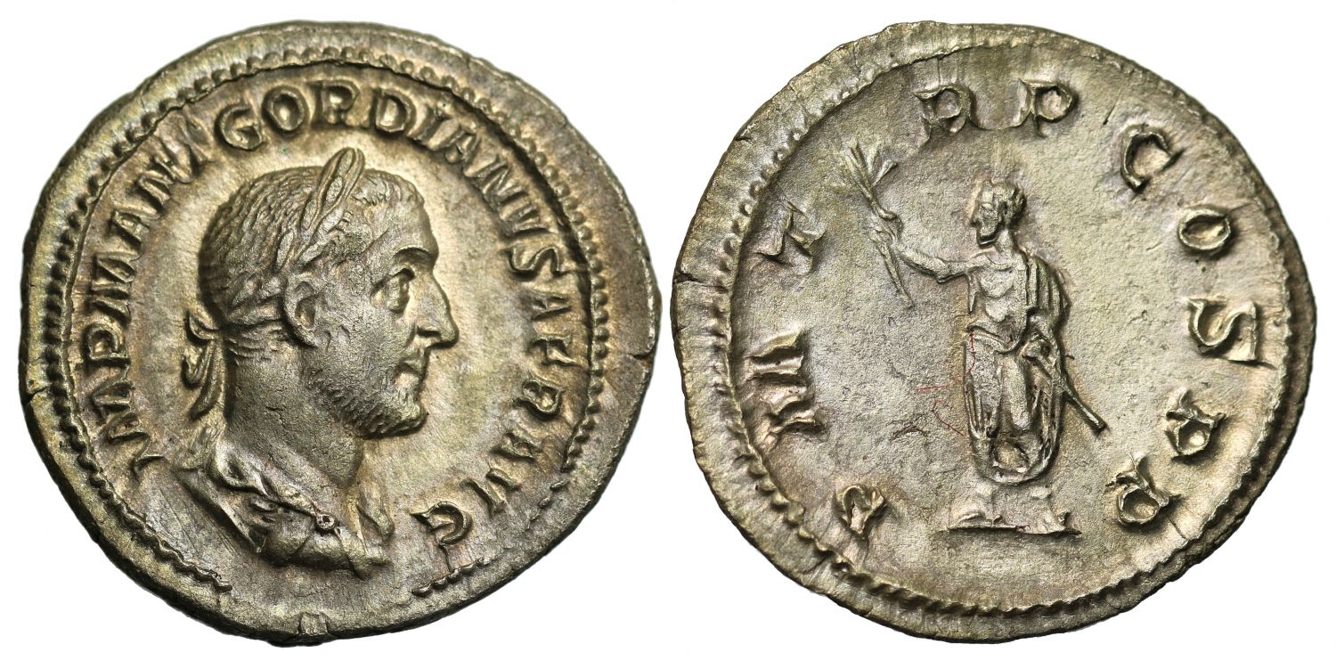 Gordian I, Silver Denarius, Mint of Rome