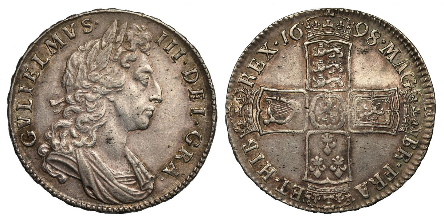 William III 1698 Halfcrown