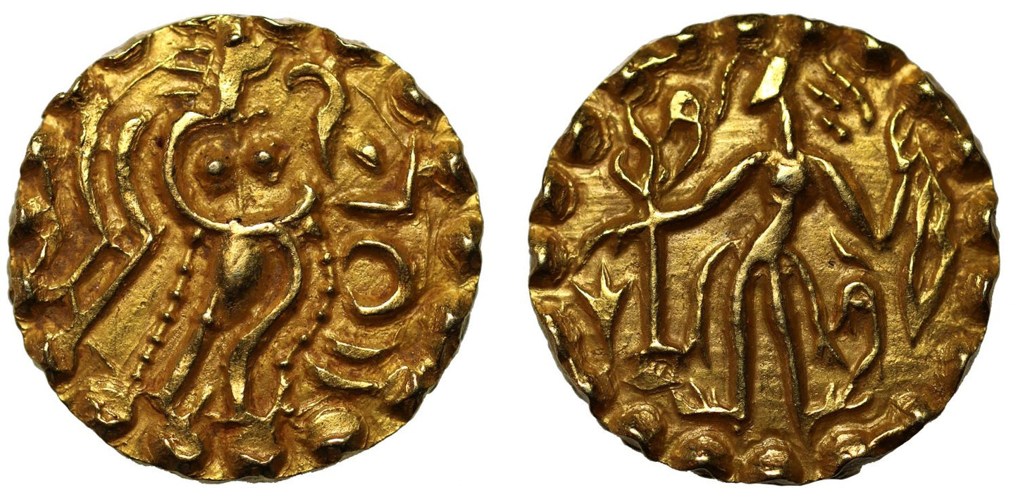 Post-Gupta, Samatata, Gold Stater.