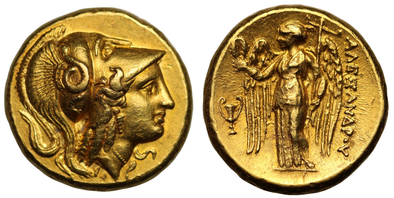 Macedon, Alexander III, Gold Distater, Amphipolis mint