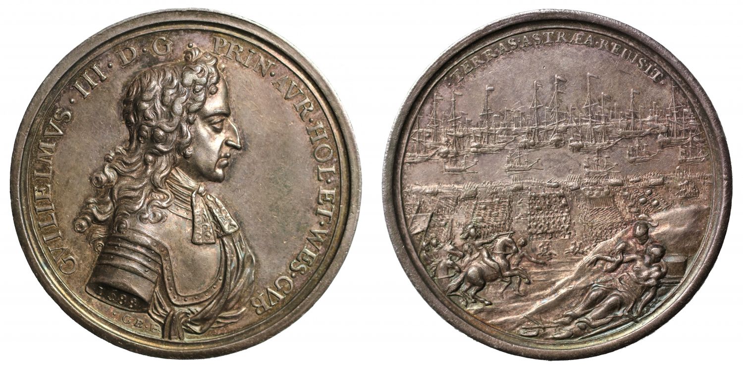 William of Orange Landing at Torbay, 1688.