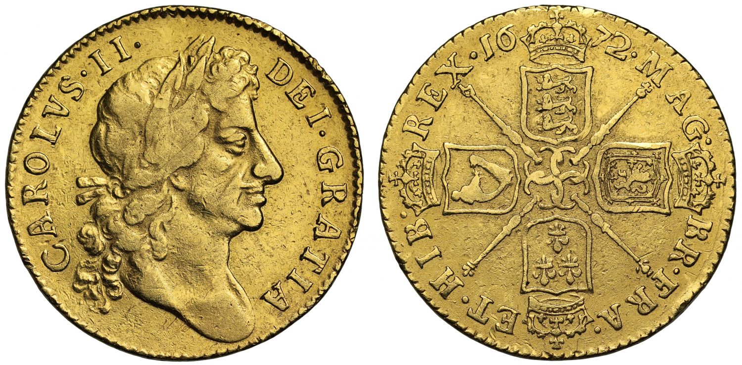 Charles II 1672 Guinea