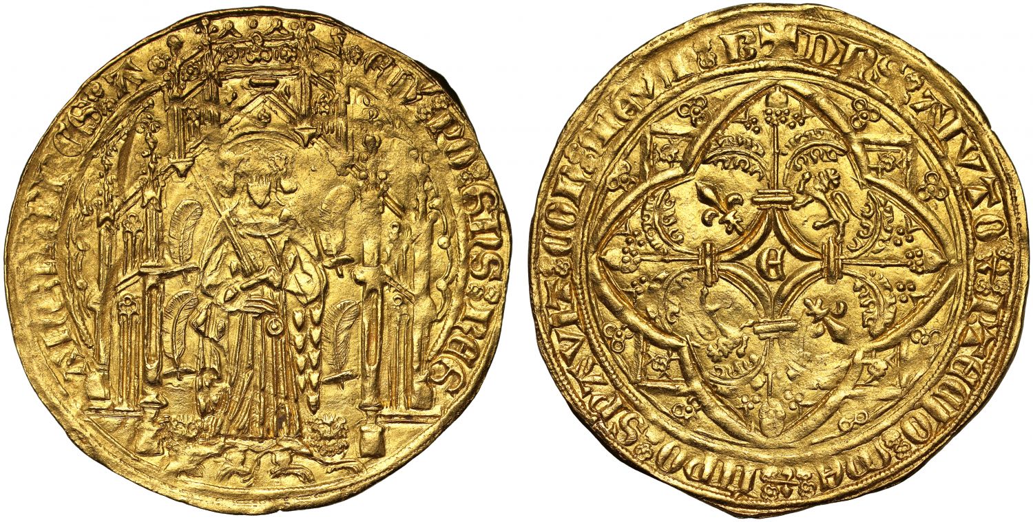 Anglo Gallic, Edward the Black Prince Pavillon d'Or Bordeaux, 2nd issue