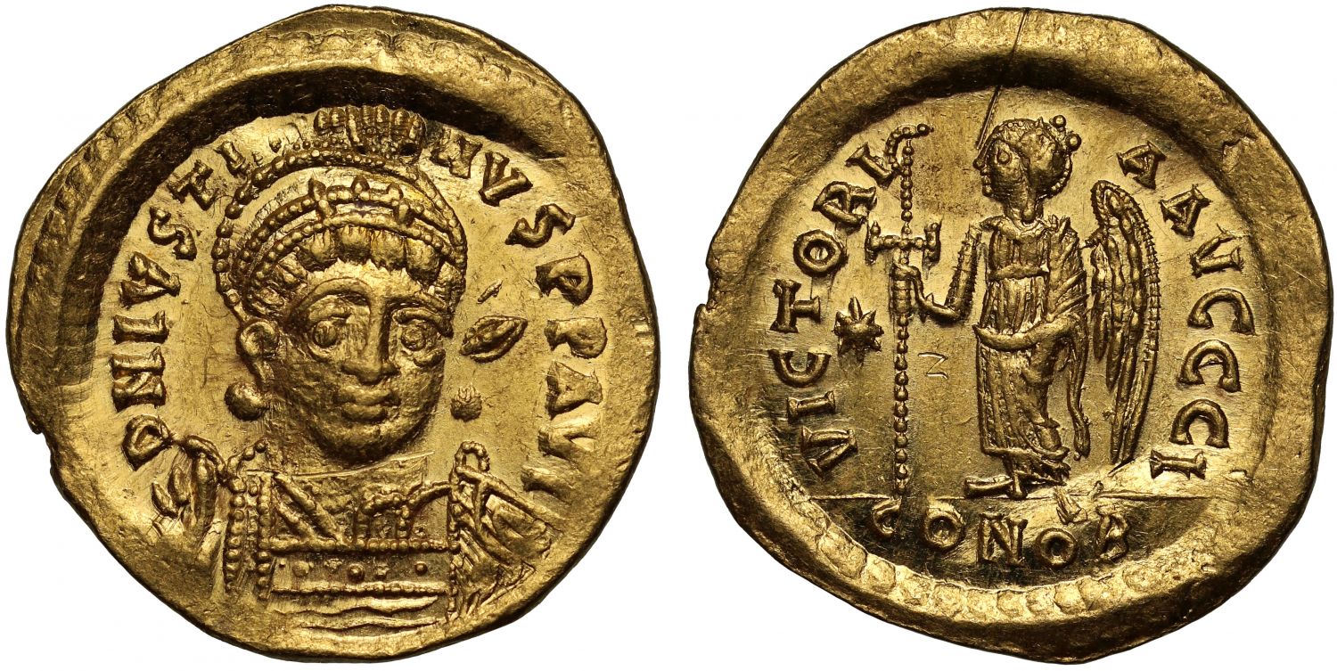 Justin I, Gold Solidus