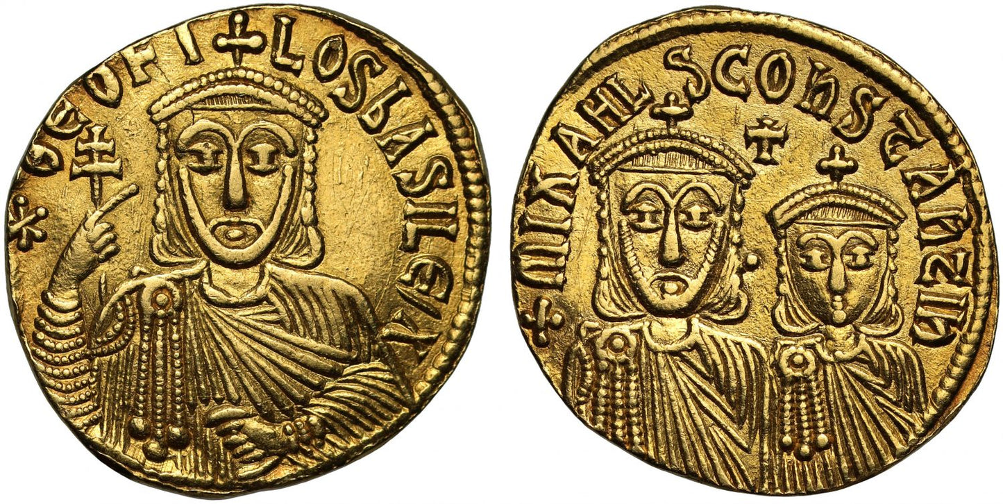 Theophilus gold Solidus, Constantinople