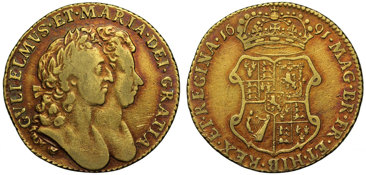 William and Mary 1691 Guinea