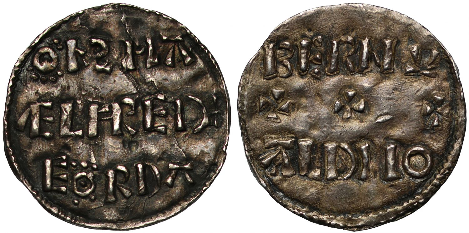 Anglo-Viking Coinage, Southern Danelaw, Orsnaforda type Alfred Imitation