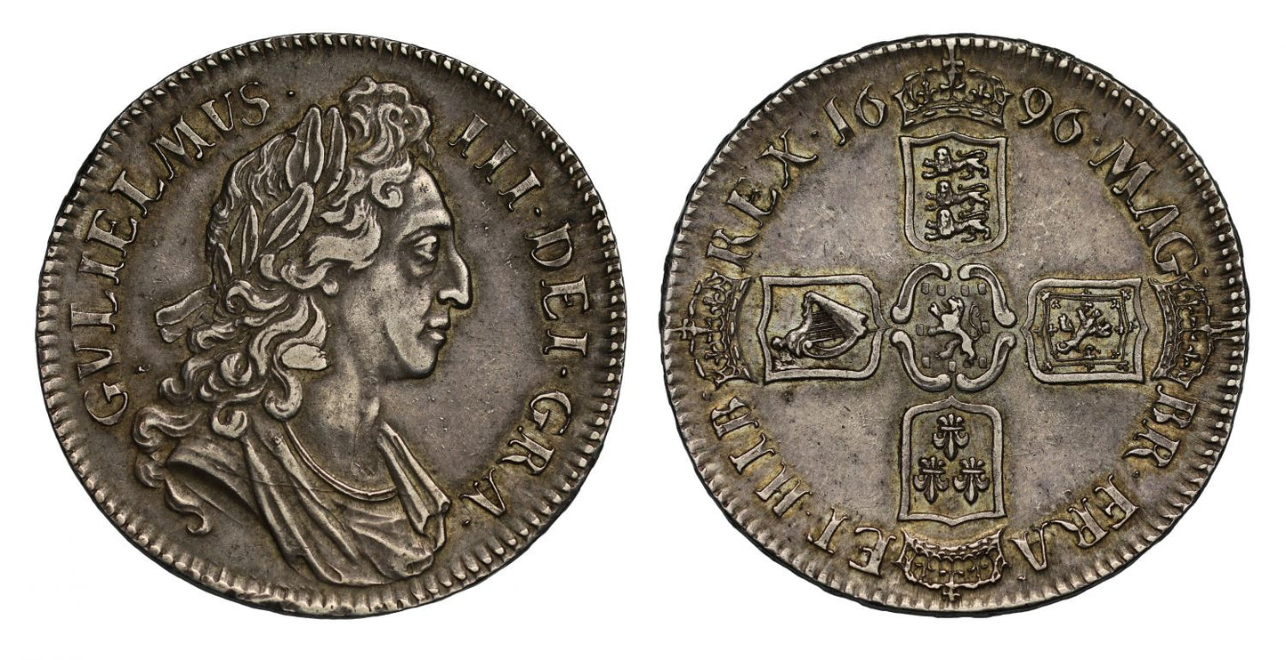 William III 1696 Crown first bust