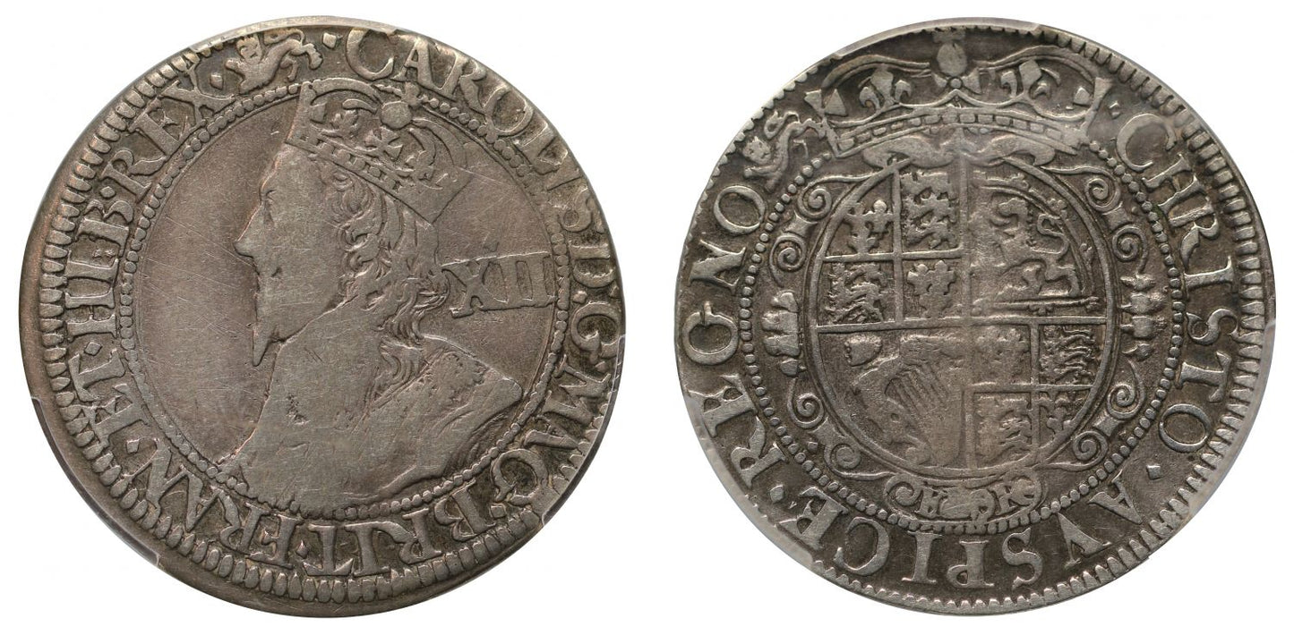 Charles I Shilling York mint VF35