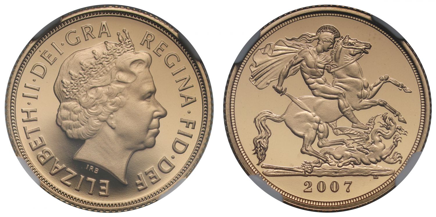 * Elizabeth II 2007 proof Sovereign