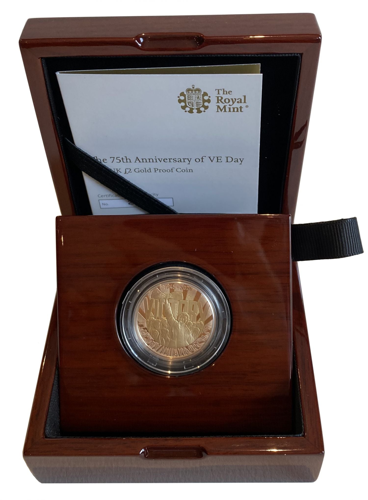 * Elizabeth II 2020 proof Two-Pounds VE Day