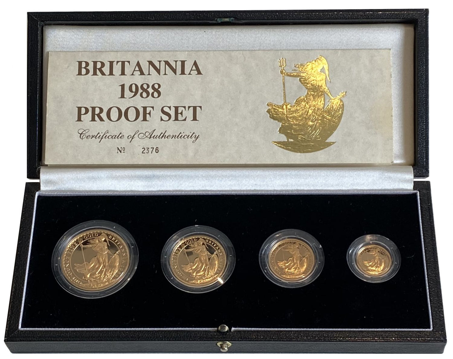 Elizabeth II 1988 Britannia gold proof Set