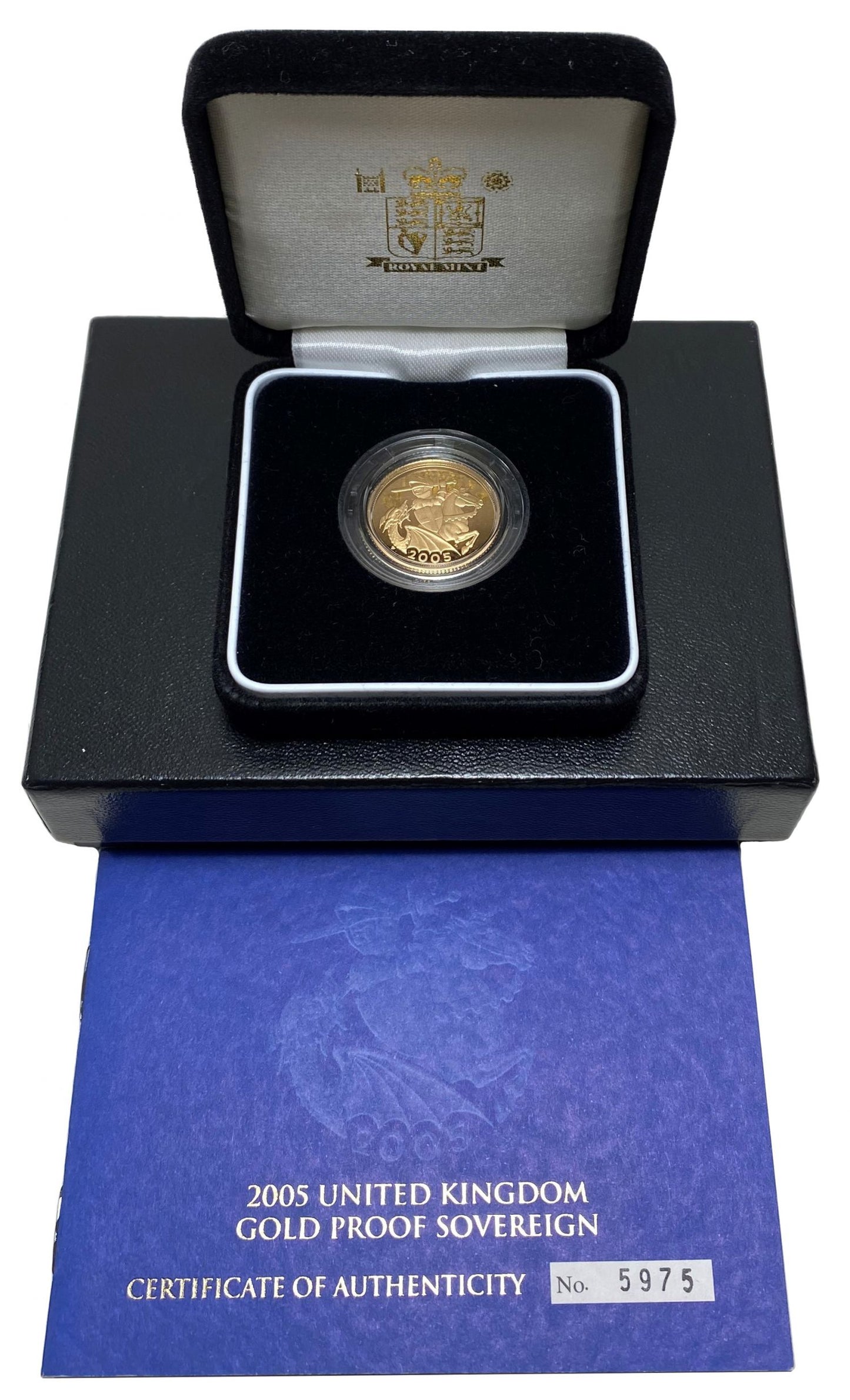 * Elizabeth II 2005 proof Sovereign