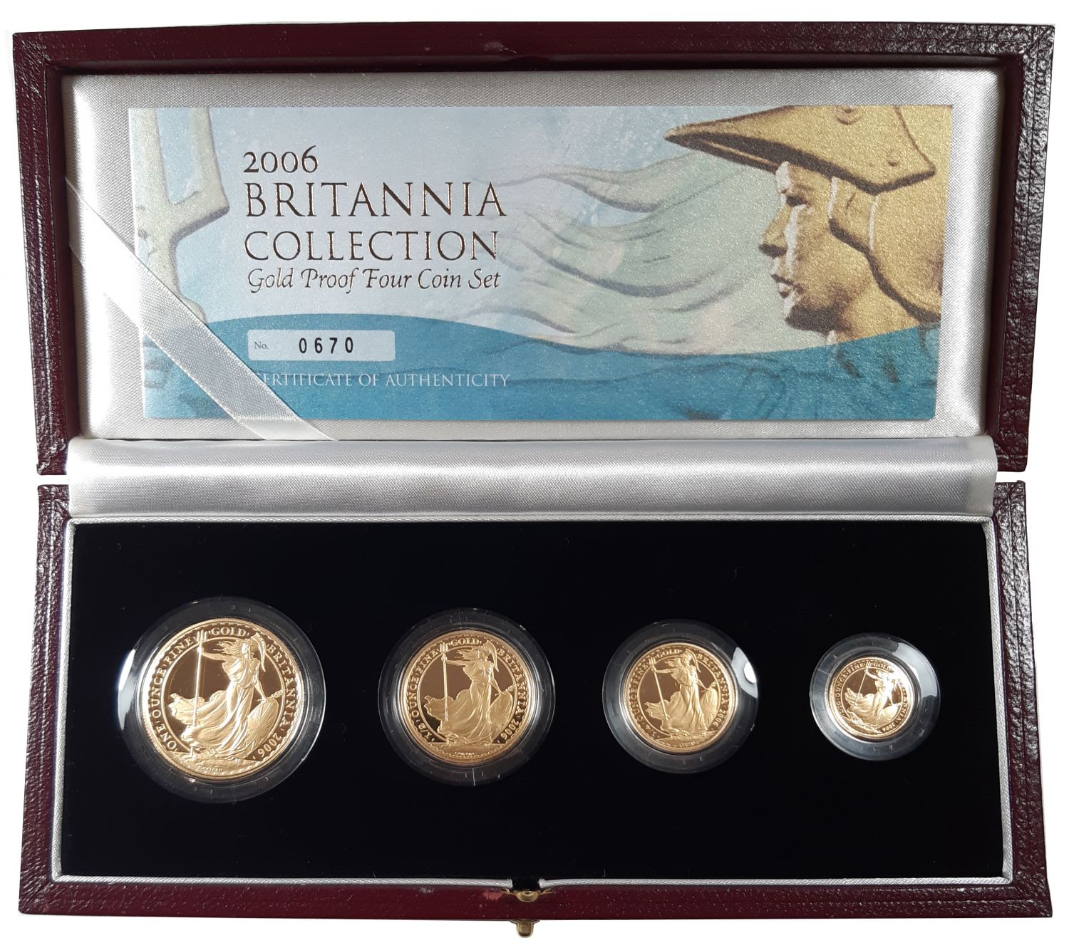 Elizabeth II 2006 Britannia gold proof Set