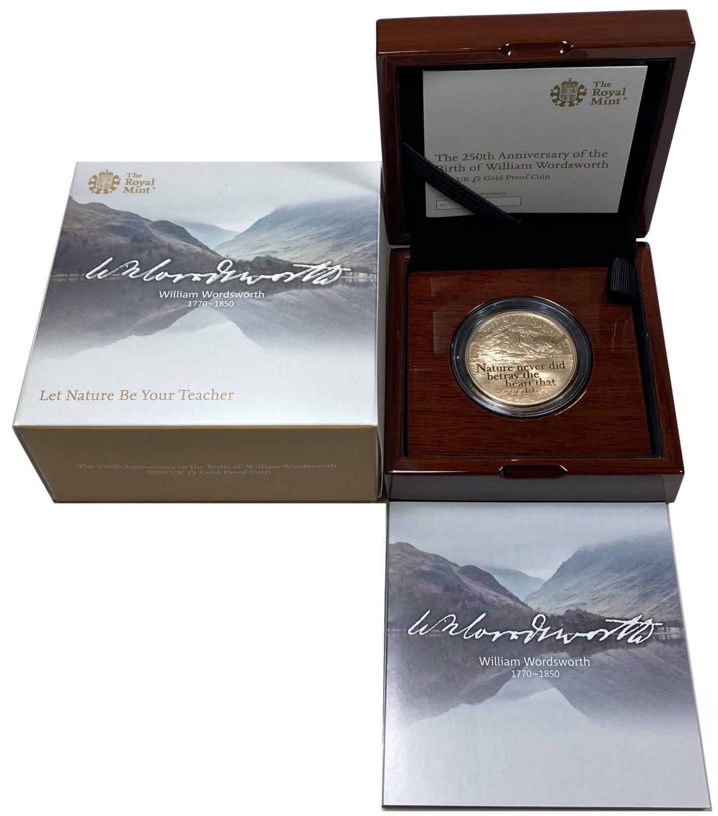 Elizabeth II 2020 Five-Pounds PF70 UCAM - W. Wordsworth