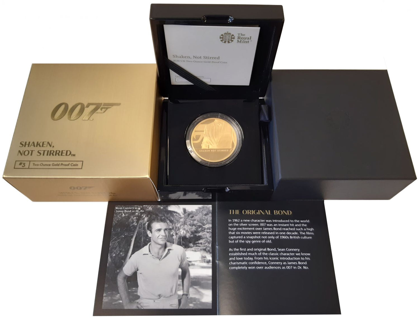Elizabeth II 2020 gold proof 2oz James Bond #3