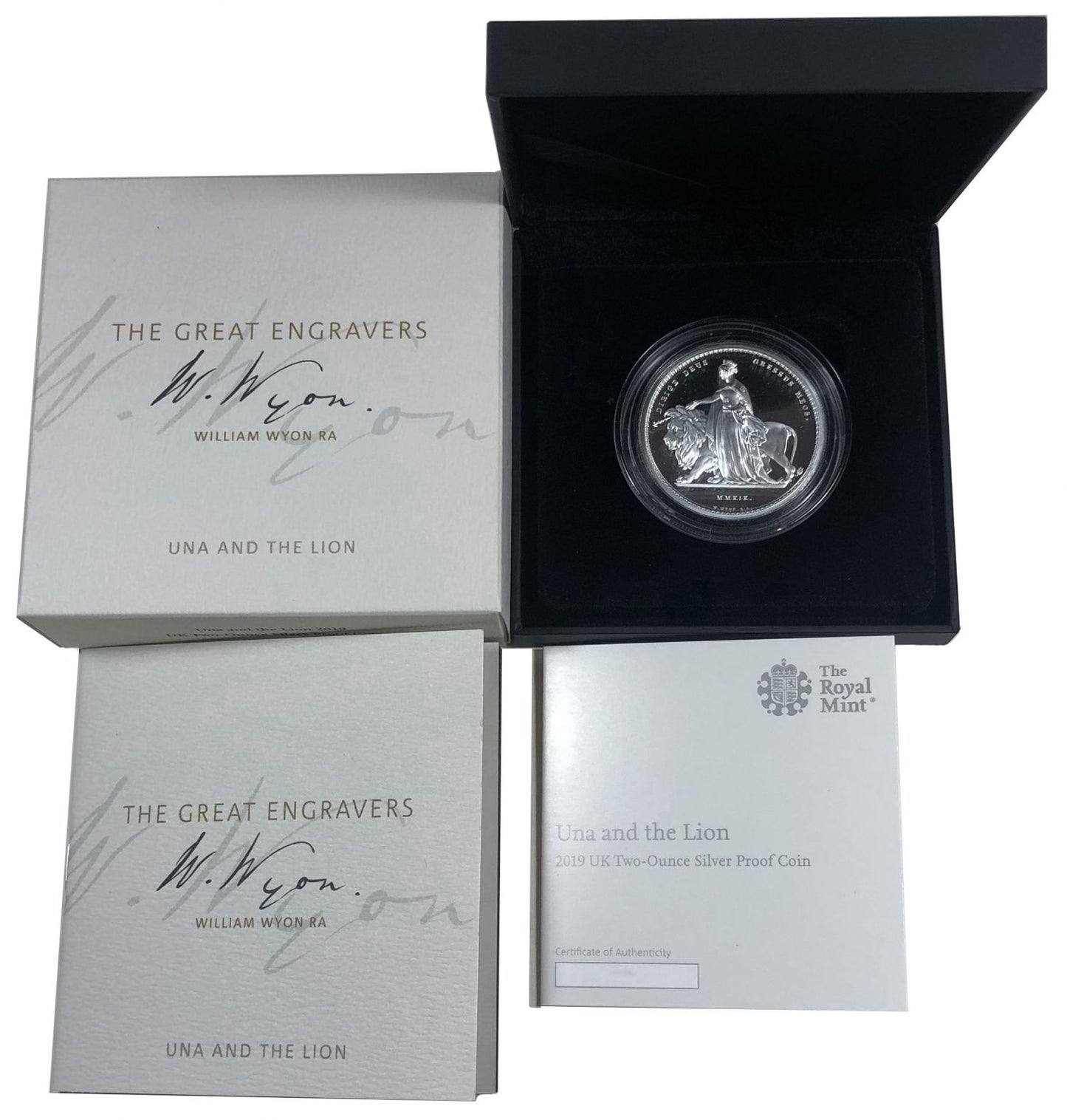 Elizabeth II 2019 Una and the Lion silver proof Five Pounds PF70 ULTRA CAMEO