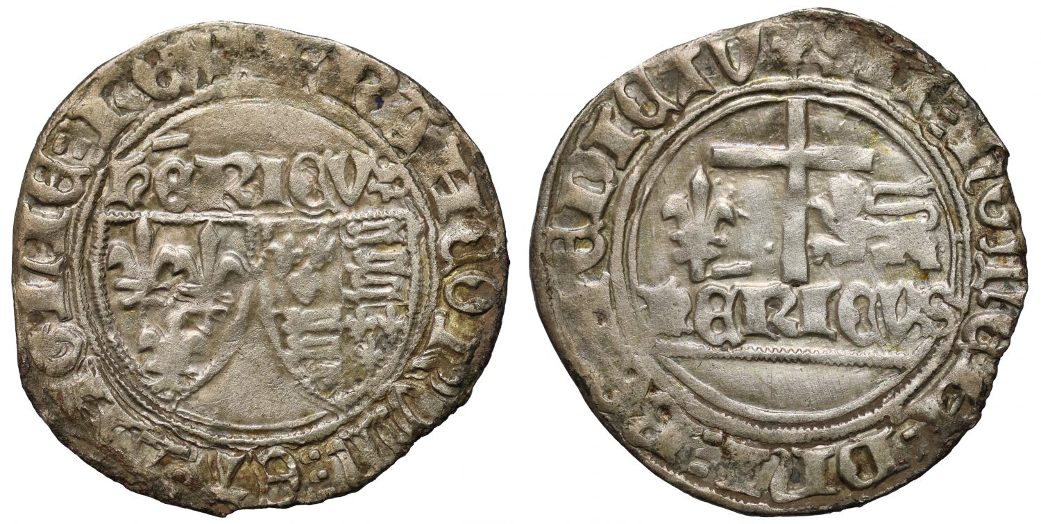 Anglo-Gallic, Henry VI silver Grand Blanc, St Lô Mint