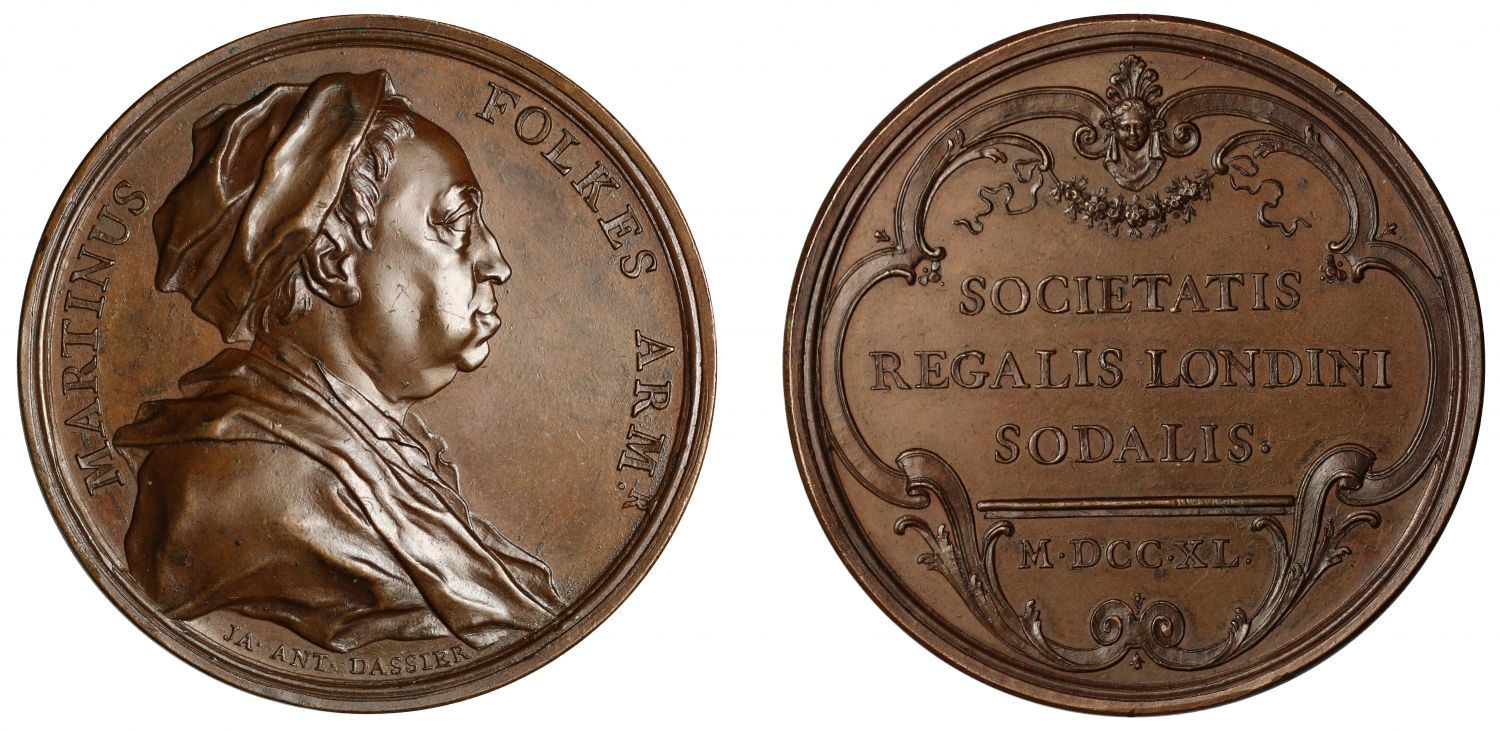 Martin Folkes, 1740