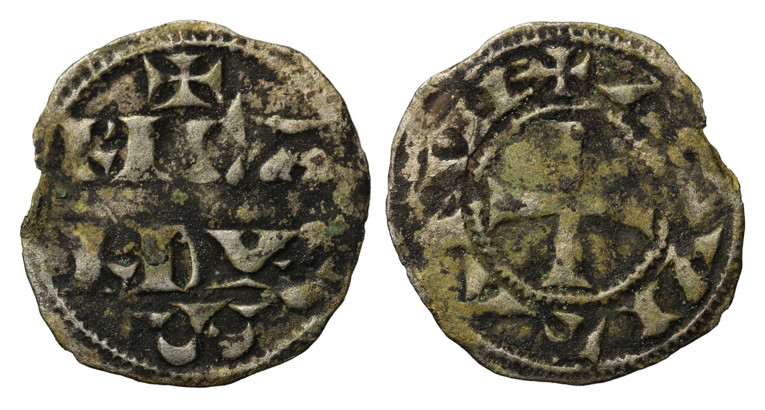 Anglo Gallic, Richard I silver Obole, Duke of Aquitaine