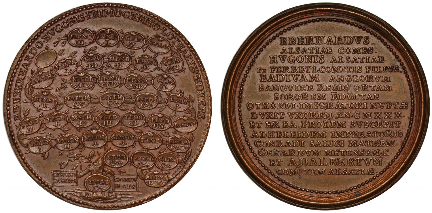 France, Dukes of Lorraine, Bronze Medal.