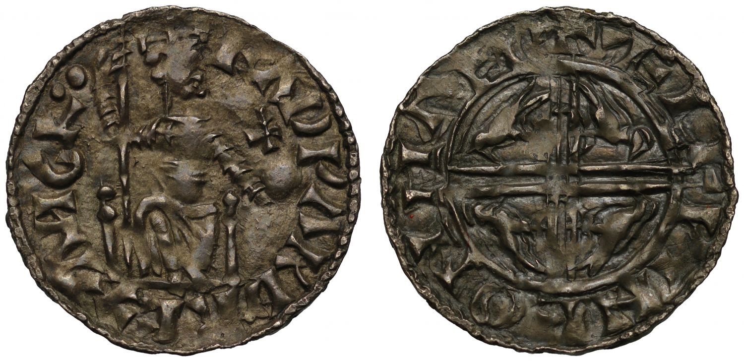 Edward the Confessor Sovereign Eagles type Penny, Northampton, Aelfwine