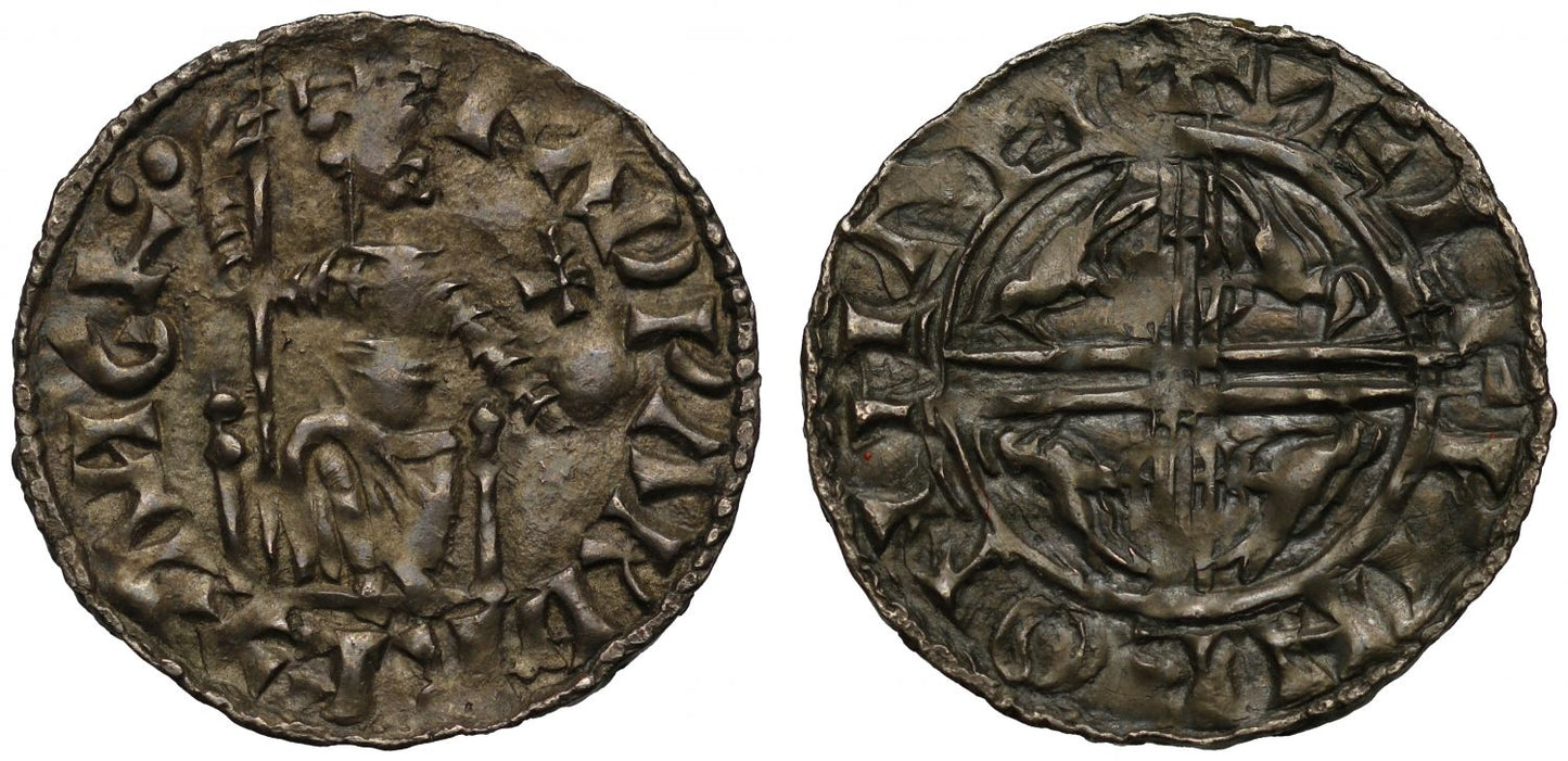 Edward the Confessor Sovereign Eagles type Penny, Northampton, Aelfwine