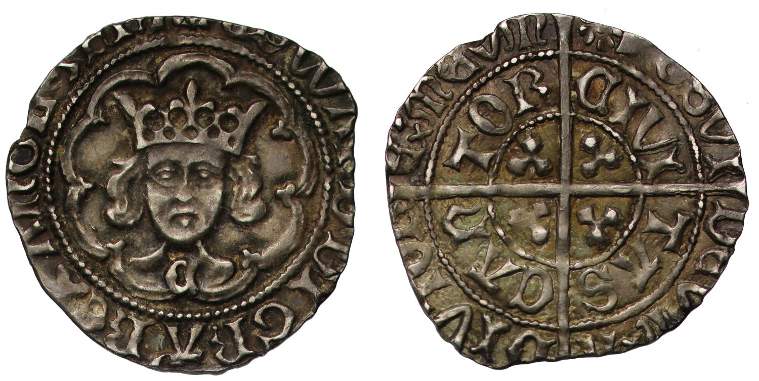 Edward IV Halfgroat, Canterbury, Archbishop Bouchier, ex Winstanley and Stewartby