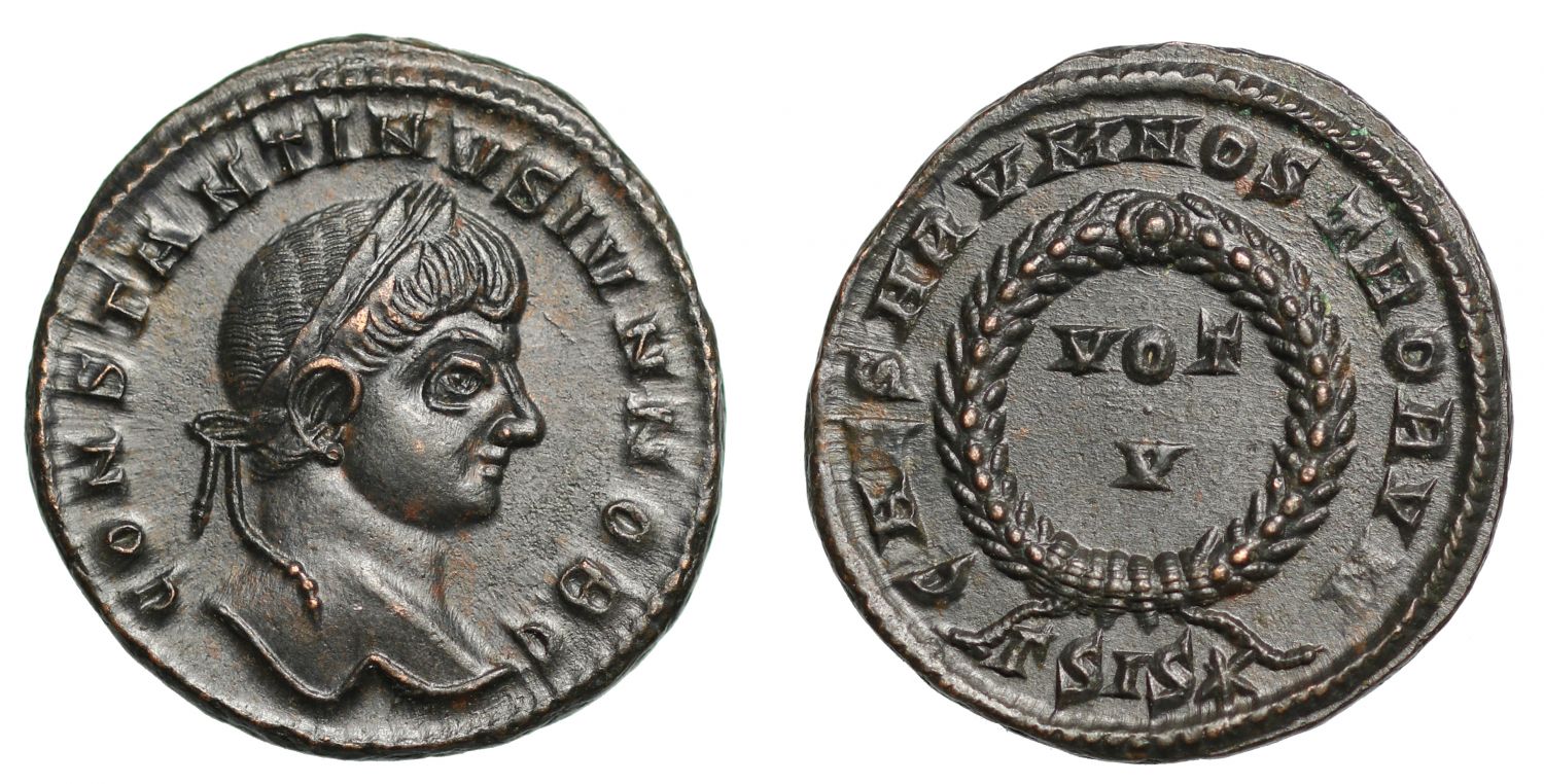 Constantine II, Follis, ΓSIS*.