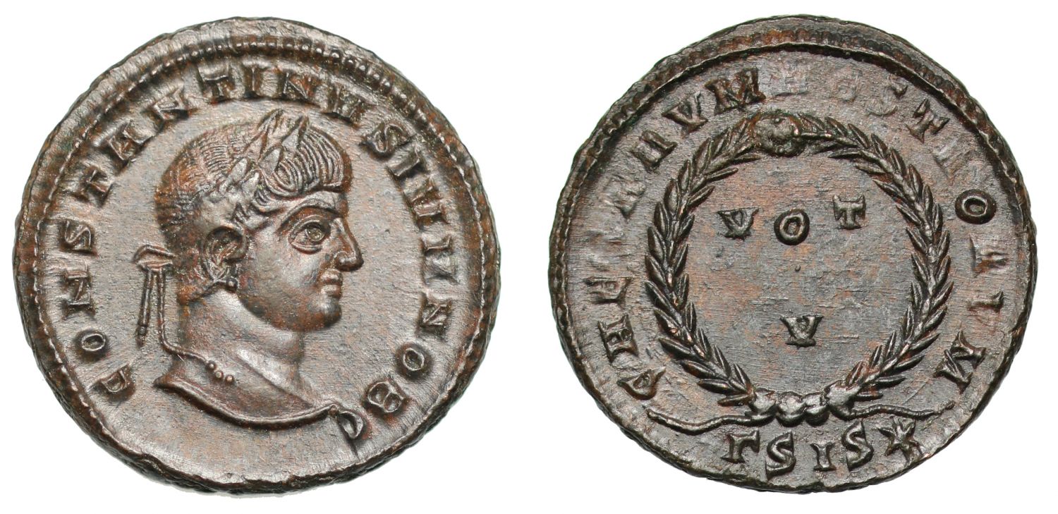 Constantine II, Follis, ΓSIS*.