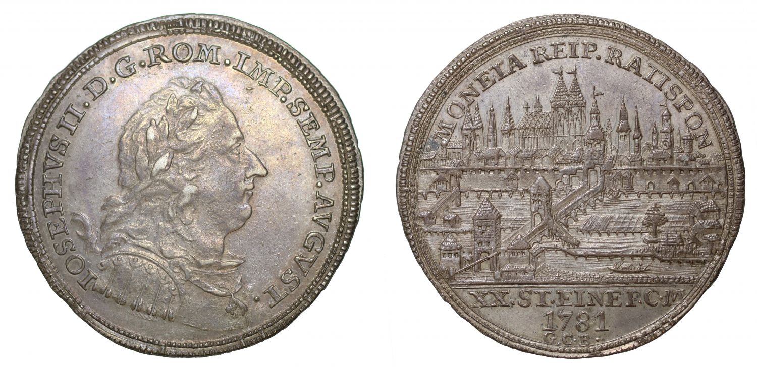 Regensburg, Half-Thaler, 1781.