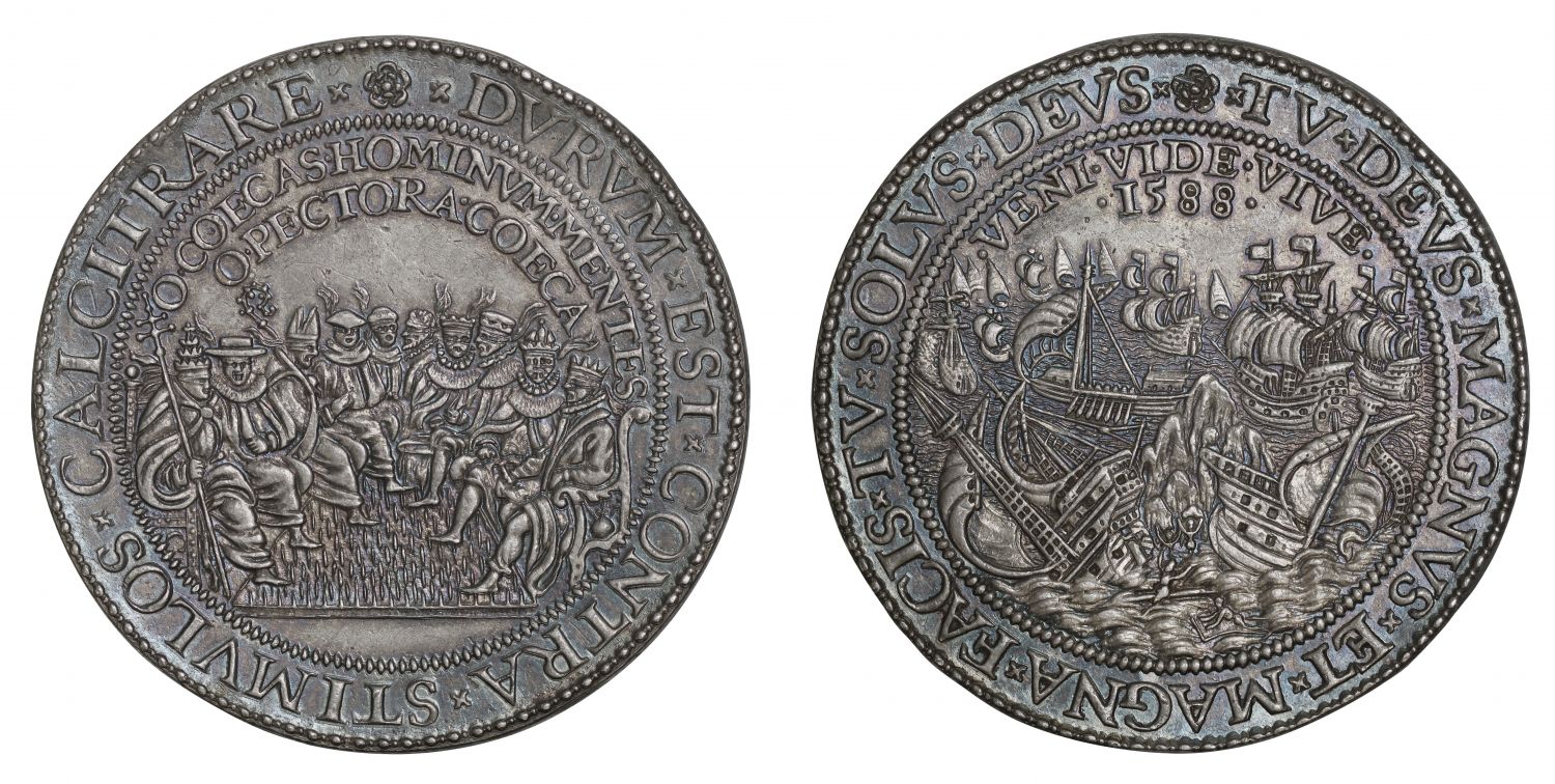 Defeat of the Spanish Armada, 1588.