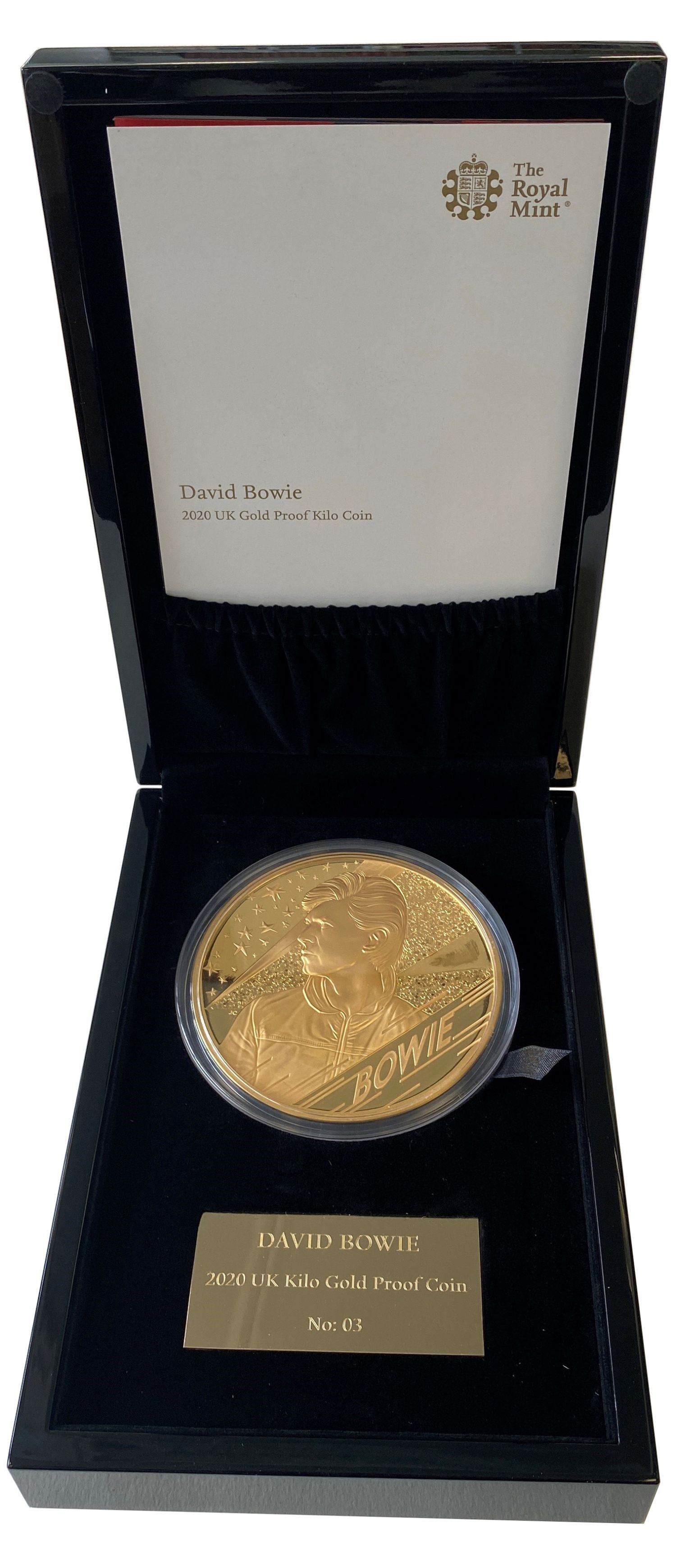 Elizabeth II 2020 gold proof One Kilo David Bowie