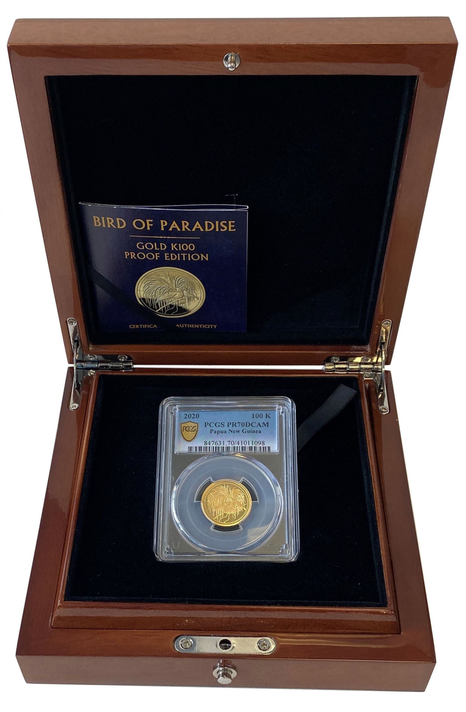 PNG 2020 PR70 DCAM gold 1/4oz Bird of Paradise